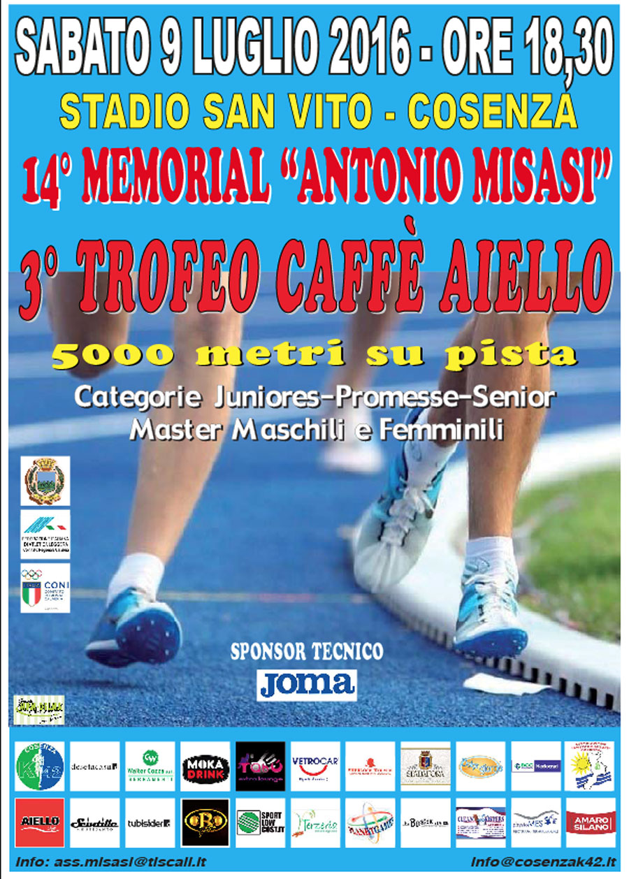 2016 07 09 Cosenza 5000 metri